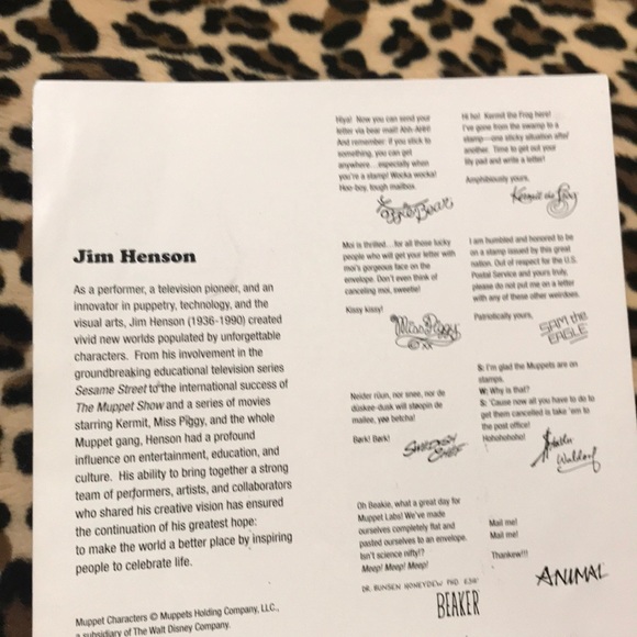 2004 THE MUPPETS Jim Henson Stamp Sheet Postage Vintage USPS Kermit Puppet 80s - Picture 9 of 13